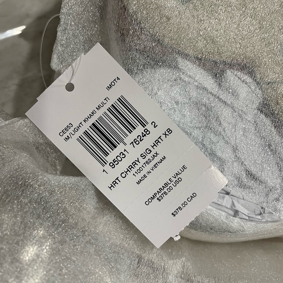 Coach Heart Crossbody Signature Canvas Cherry Print Valentines Day - Picture 7 of 11